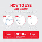 Stain Whitening and Gunk Removing Mouthwash for cleaner teeth